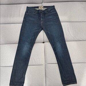 Made & Crafted Levi's Men's Tack Slim Jeans in Deep Blue